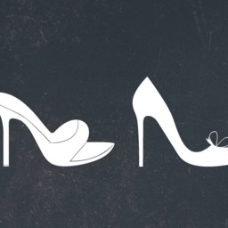 Woman Shoes Decals, Bundle Of 6 High Heels Vinyl Stickers, Sandals Modern Wall Art Decal, Stiletto Decals - thumbnail 2