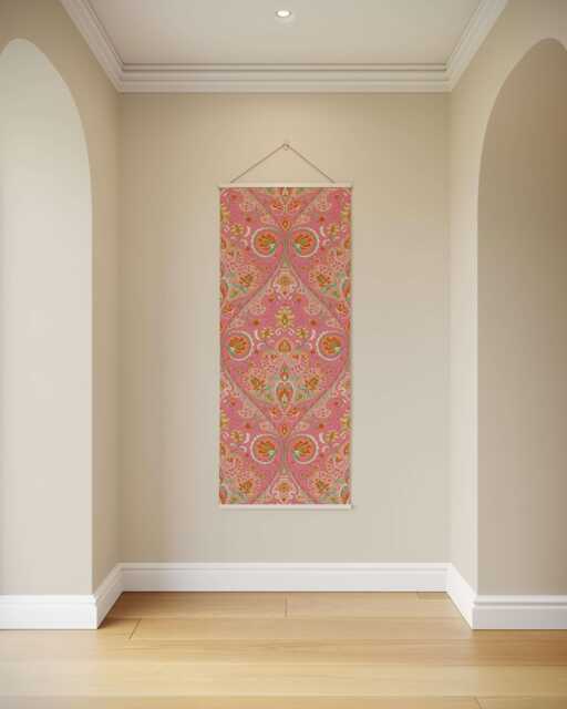 Bright Indian Tapestry - Wall Hanging Unique Art - image 1