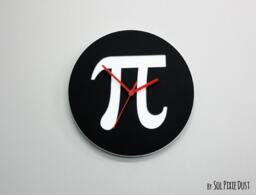 Pi 3.14 Life Of Minimalist Film Silhouette - Wall Clock - thumbnail 1