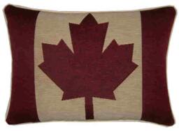 Canada Canadian Flag Woven Tapestry Cushion Pillow Cover - thumbnail 1