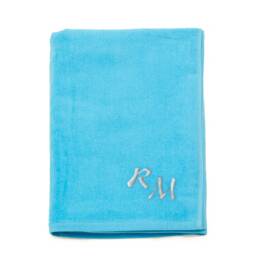 "Personalized Monogram Beach Towel - 100% Cotton 100cm X 180cm - 39"" 71" - thumbnail 3