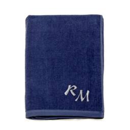"Personalized Monogram Beach Towel - 100% Cotton 100cm X 180cm - 39"" 71" - thumbnail 4