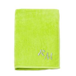 "Personalized Monogram Beach Towel - 100% Cotton 100cm X 180cm - 39"" 71" - thumbnail 2
