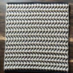 Hand Woven , Handmade Carpet Modern Style New Zealand & Blended Wool Indoor Rug. Entryway Or Runner Off White - Therugbasket - thumbnail 4