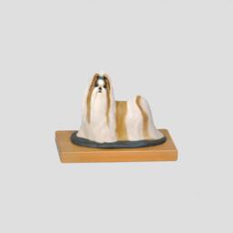 Shih Tzu, Dog Woodenbase Statue, Painted, Limited Edition, Make Your Own Artdog - thumbnail 4