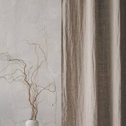 Natural Washed Linen Curtains, Softened Curtains in Various Colors, Custom Length Rod Pocket Handmade Curtains - thumbnail 2