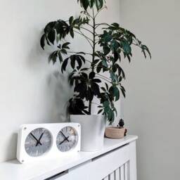 Spirit Gloss White Timezone Desk-Wall Clock - thumbnail 4