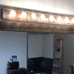 The Patchwork Barn Wood Bathroom Vanity Light - thumbnail 3