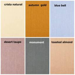 100% European Linen Color Natural - Flax Curtain Panel , French , Inverted Pleats Goblet Window Treatment , Home Decor - thumbnail 3