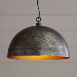 Black Dome Pendant Light, Kitchen Island Lighting - thumbnail 1