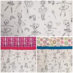 Color Me Pillowcase - Ballerina Print - thumbnail 2