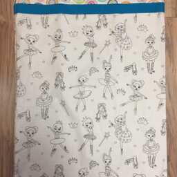 Color Me Pillowcase - Ballerina Print - thumbnail 3