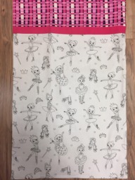 Color Me Pillowcase - Ballerina Print