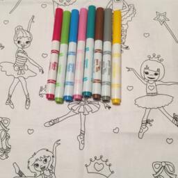 Color Me Pillowcase - Ballerina Print - thumbnail 4