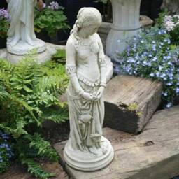 Princess Stone Statue - Outdoor Lady Woman Decoration Garden Ornament Figure - thumbnail 1