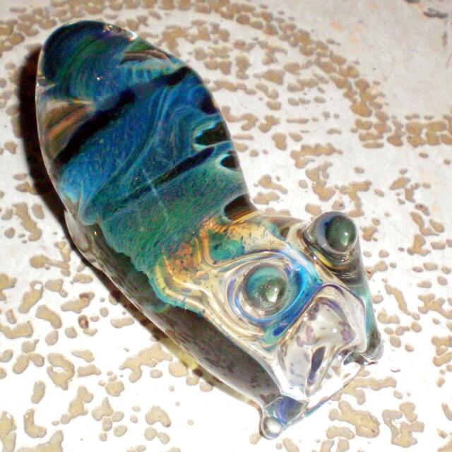 Hyper Snail Vortex Sculpture - Handblown Glass - image 1