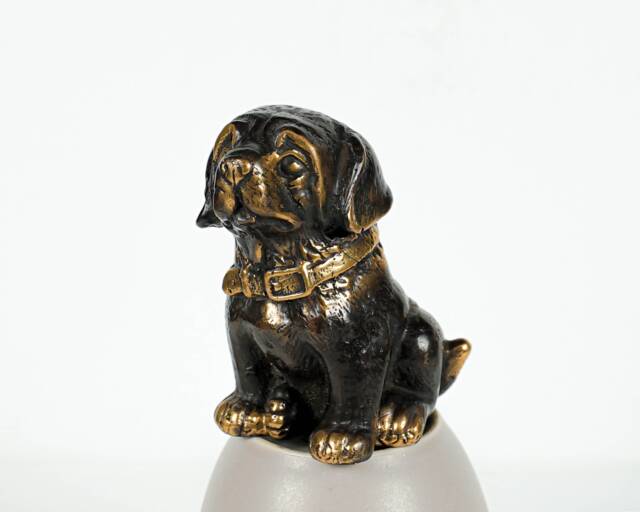 Bronze Dog Figurine, 3.2 - image 1