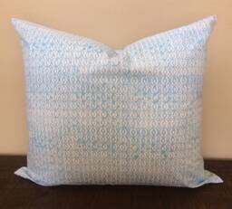 Light Blue Euro Covers/ 26x26 Sham/ Indian Pillows/ Decorative Cushion Cover/Bed Modern Shams - thumbnail 1