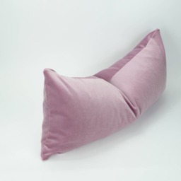 Lilac Velvet Pillow Cover // Purple Cushion Case Long Lumbar - thumbnail 3
