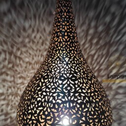 New Table Lamp Moroccan Floor Lamp Made From Brass, Decorative Night Light Lampshade - Marrakesh Lamps & Lighting - thumbnail 2