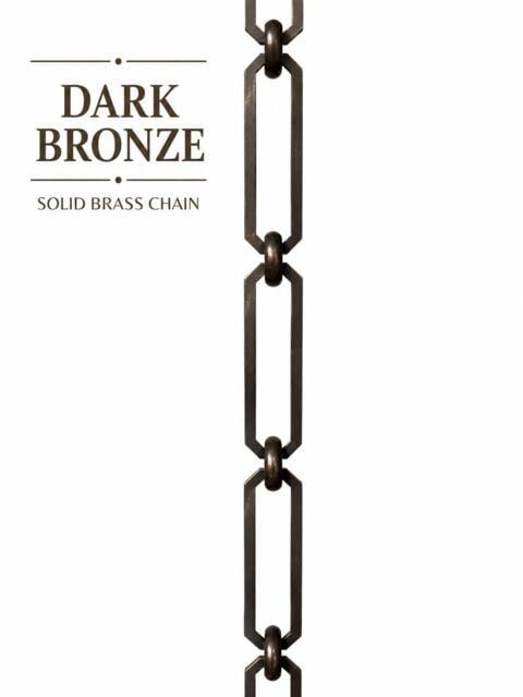 Dark Bronze Chandelier Lighting Hanging Chain - From The Lamp Workshop - image 1