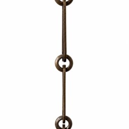 Dark Bronze Chandelier Lighting Hanging Chain - From The Lamp Workshop - thumbnail 3
