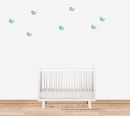 Kids Wall Decals Birds, Nursery, Nursery Decals, Decor, Stickers, Baby Mural - thumbnail 1