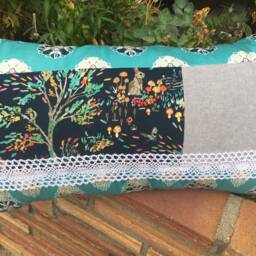 Hedgehog, Rabbits & Squirrels Oh My Pillow - thumbnail 3