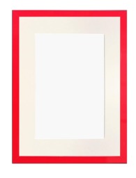 Post Box Red 20mm Picture, Photo, Poster Frame With Ivory Mount - thumbnail 1