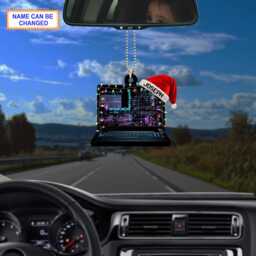 Custom Name Computer Programmer Laptop Code Personalized Ornament, Christmas Tree Hanging Decor, Flat 2D Ornament - thumbnail 3