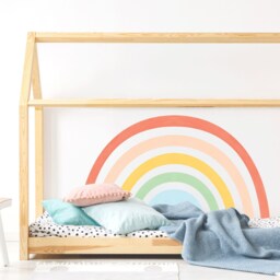 Rainbow Wall Decal Plastic-Free Mural For Kids Room - thumbnail 4