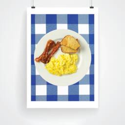 Ron Swanson Poster Print, Wall Art, Office Decor, Bacon & Eggs, Parks & Recreation, Framed, Rec Art - thumbnail 2