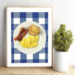 Ron Swanson Poster Print, Wall Art, Office Decor, Bacon & Eggs, Parks & Recreation, Framed, Rec Art - thumbnail 3