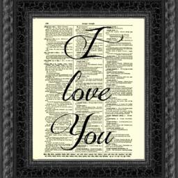 I Love You, Know Quote Art Printed On 125+ Year Old Antique Dictionary Pages, Bedroom Wall Decor, First Paper Anniversary Gift - thumbnail 3