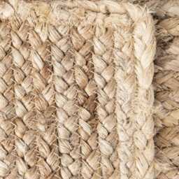Hemp Hand Braided Rug With Headboard, Customisable - thumbnail 3