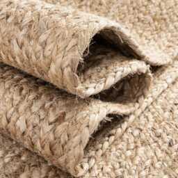 Hemp Hand Braided Rug With Headboard, Customisable - thumbnail 2