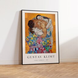 Gustav Klimt Wall Art, Family Embrace, Art Poster, Love Couples Print, Nouveau Decor, Gift, A1/A2/A3/A4 - thumbnail 3