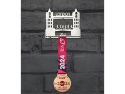 Medal Hanger - Holder Display London Marathon Gifts For Runners - thumbnail 1