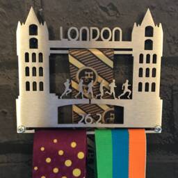 Medal Hanger - Holder Display London Marathon Gifts For Runners - thumbnail 3