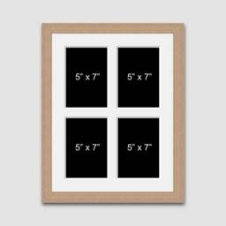 "Multi Photo Picture Frame - Holds 4 5""x7" - thumbnail 1