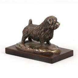Norfolk Terrier, Dog Wooden Base Statue, Limited Edition, Artdog - thumbnail 1