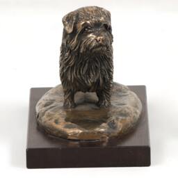 Norfolk Terrier, Dog Wooden Base Statue, Limited Edition, Artdog - thumbnail 3