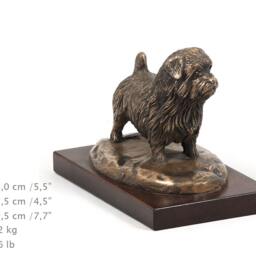 Norfolk Terrier, Dog Wooden Base Statue, Limited Edition, Artdog - thumbnail 4