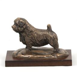 Norfolk Terrier, Dog Wooden Base Statue, Limited Edition, Artdog - thumbnail 2