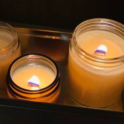 Candle - Citron Mandarin Handcrafted Small Batch Scented Wood Wick Candle - thumbnail 3