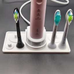 Electric Toothbrush Holder For Charger, 2 Toothbrushes & 4 Philips Sonicare Heads Stand Rectangular - thumbnail 2