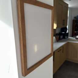 Solid Oak Photo Frame - Walnut Inserts Hardwood Picture Handmade - thumbnail 2