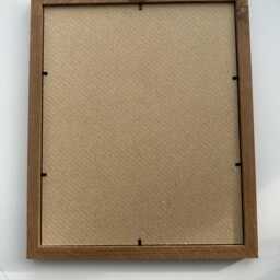 Solid Oak Photo Frame - Walnut Inserts Hardwood Picture Handmade - thumbnail 4