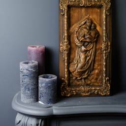 Sistine Madonna Wood Wall Art Religious Icon, Catholic Gift Personalized, Xs-Xxl, Tax Free - thumbnail 2