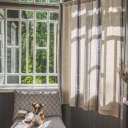 French Style Linen Curtain, Linen Window Treatments, Rod Pocket Farmhouse Natural Custom Curtain - thumbnail 4